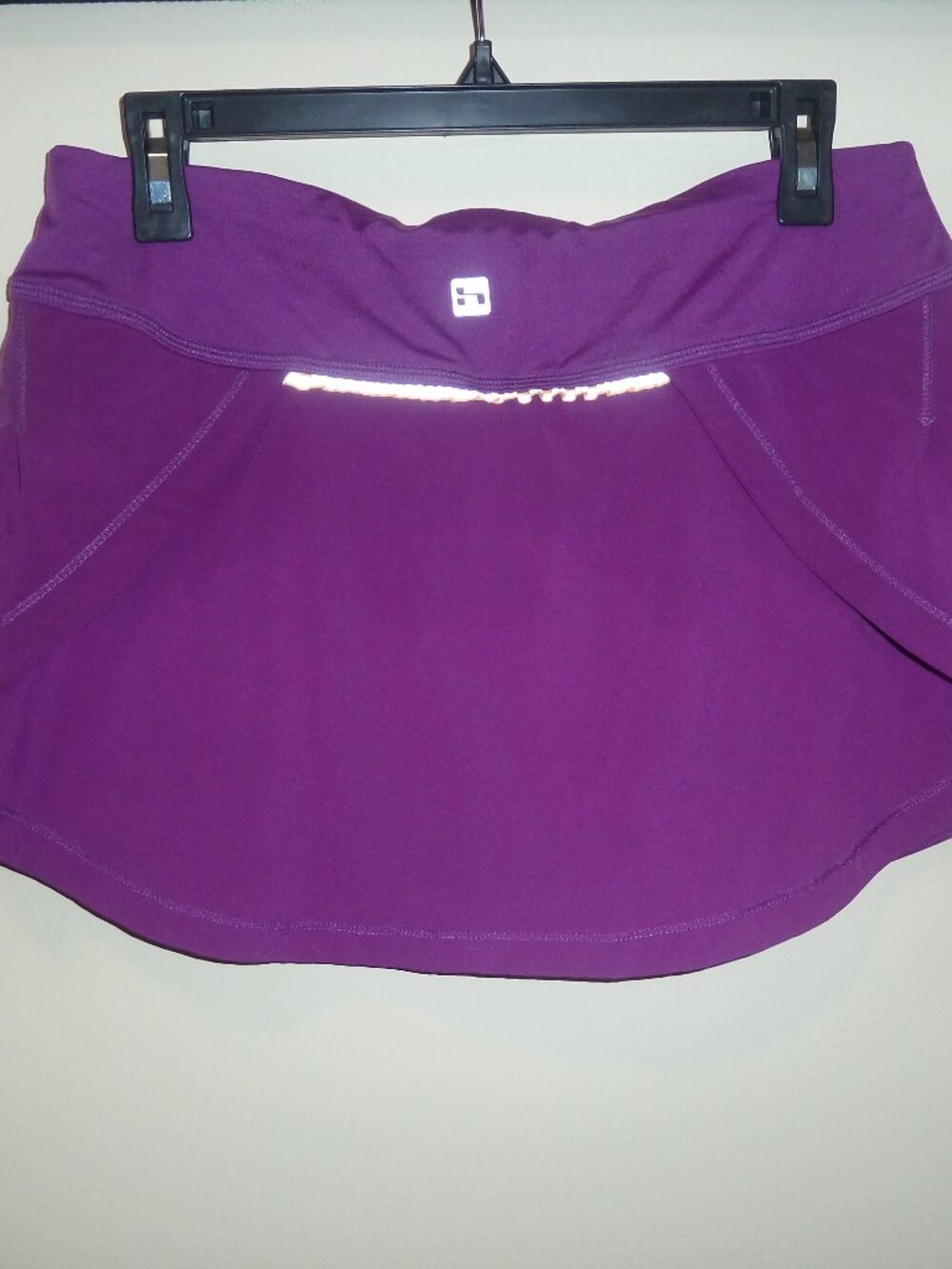 HIND Women’s Medium Tennis Skort Purple/Orange Golf Athletic Skirt Athleisure
